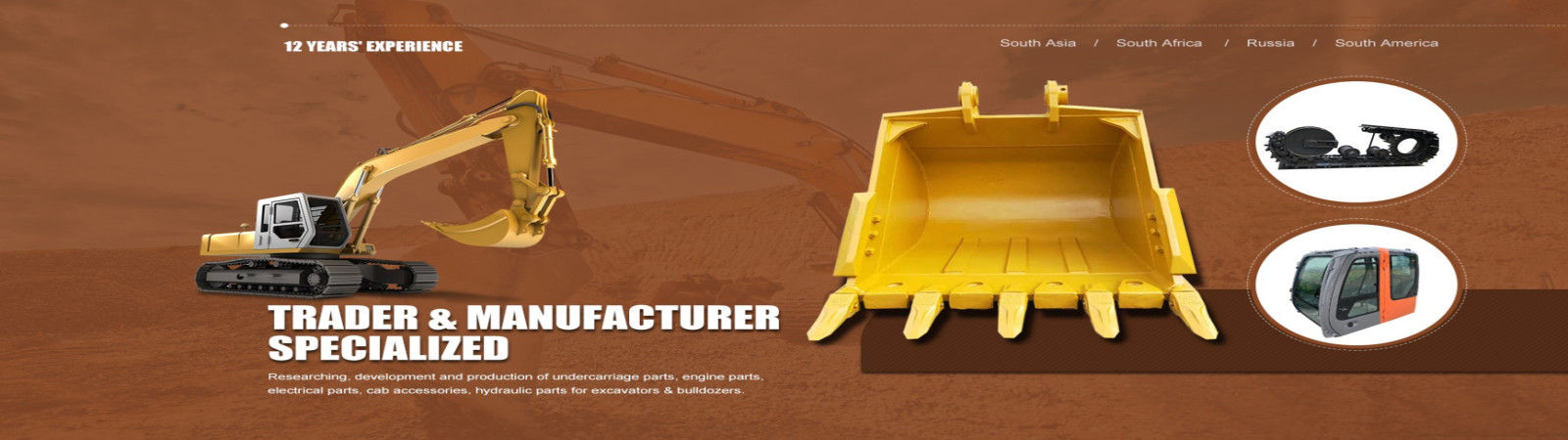 Escavatore Spare Parts