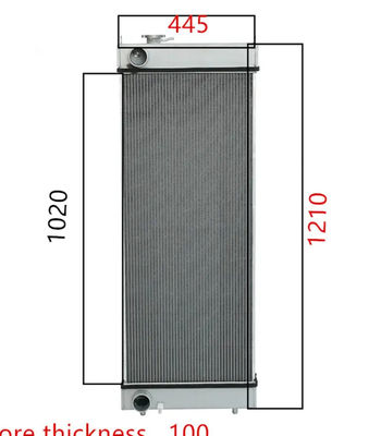4429250 Escavatore ZAX300-3 ZAX330-3H ZAX330-3F ZAX330-5G Radiatore