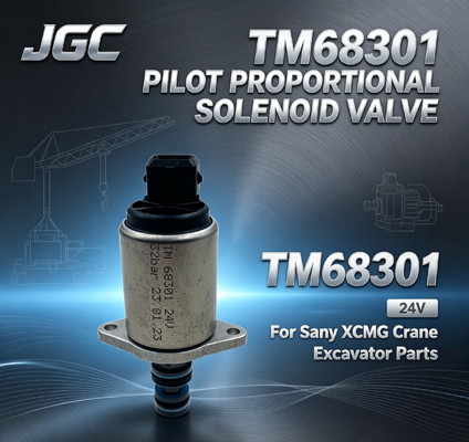 STAR ZEBRA TM68301 Parti per escavatori Nuova valvola solenoide proporzionale Thomas Pilot per Sany XCMG Crane 24V per le industrie al dettaglio