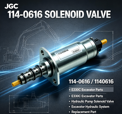 E330C Parti di escavatori Valvola solenoide Pompa idraulica Valvola solenoide 114-0616 1140616