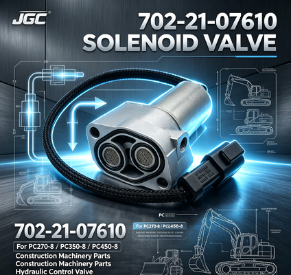 702-21-07610 parti di macchine da costruzione Scavatore Valvola solenoide per PC270-8 PC350-8 PC450-8