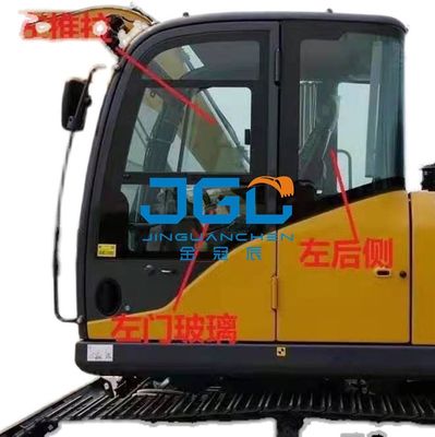 XE75DA 85C 80 Anteriore Inferiore Ingranaggio Vetro Escavatore Anteriore Ammortizzatore Vetro Lato Posteriore Vetro Curvo