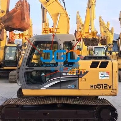 Escavatore HD820 1023 1043 308R 512 gancio macchina anteriore ingranaggio porta inferiore spingere e tirare il vetro della finestra