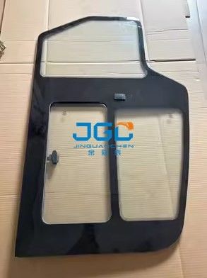 75S-9 75X Vetro per escavatore Intero vetro per porta con raccordi integrali per finestrella
