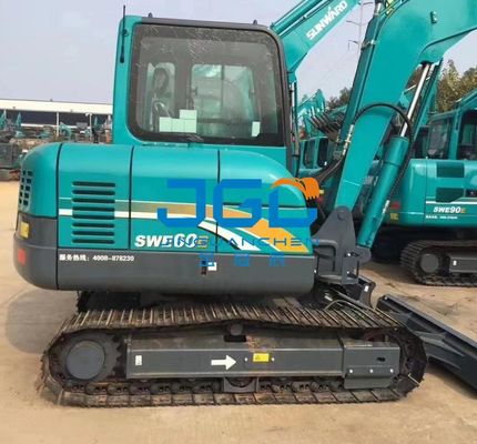SWE60E 70 80 90 100 parabrezza anteriore in vetro per escavatore porta superiore e finestra scorrevole inferiore