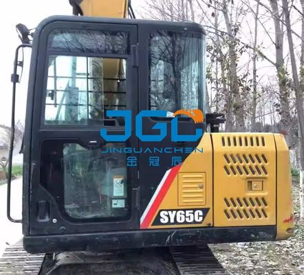 SY75C Parabrezza anteriore Escavatore Finestra push-pull Vetro temperato superiore e inferiore sinistro e destro