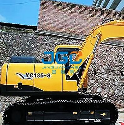 YC85-6 135-6 85-8 135-8 85-7 arresto anteriore dell'escavatore vetro posteriore sinistro e destro