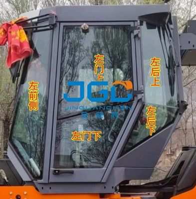 Road Roller HD110 130 138 Vetro anteriore vetro laterale retrovisore vetro anteriore vetro temperato