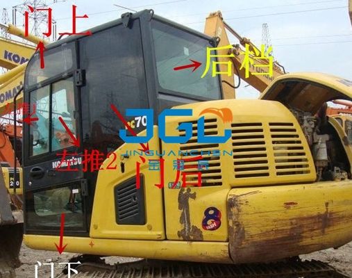 Escavatore Doors And Windows Front And Rear Glass Windshield destro e sinistro di PC60-8 70-8