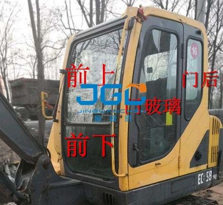 EC55B Excavator porta di arresto anteriore posteriore vetro sinistro e destro parabrezza