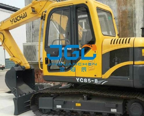 YC85-8 escavatore Front Gear Rear Block Left e porte giuste e parabrezza superiore e più basso di Windows