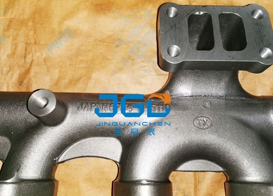 6D107 Parti di motori diesel Manifold di scarico corto 6754-11-5110