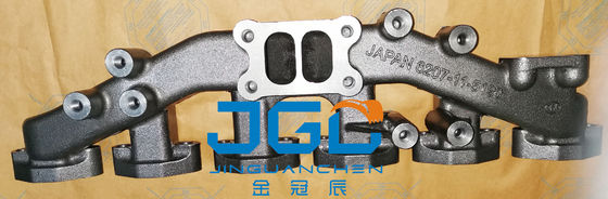 PC200-6 6D95 Parti di motori diesel Manifold di scarico corto 6207-11-5190