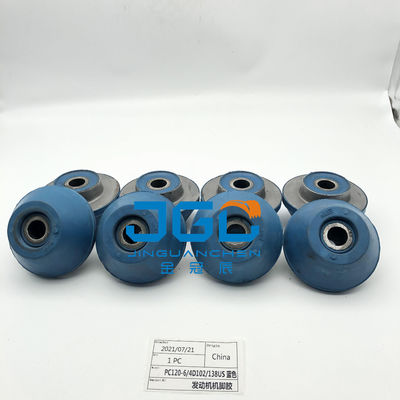 Sistema di montaggio del motore di alta qualità Parti di montaggio del motore cuscino di gomma piedi paraurti per PC120-6 4D120 PC138US Excavato