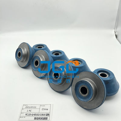 Sistema di montaggio del motore di alta qualità Parti di montaggio del motore cuscino di gomma piedi paraurti per PC120-6 4D120 PC138US Excavato