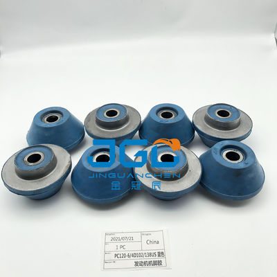 Sistema di montaggio del motore di alta qualità Parti di montaggio del motore cuscino di gomma piedi paraurti per PC120-6 4D120 PC138US Excavato
