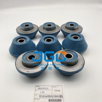 Sistema di montaggio del motore di alta qualità Parti di montaggio del motore cuscino di gomma piedi paraurti per PC120-6 4D120 PC138US Excavato