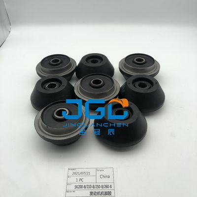 SK200-8 210-8,250-8,260-8 Montaggio di gomma YN02P01095P1 J05E Motore cuscino di gomma pad SK200 Motore montato gomma