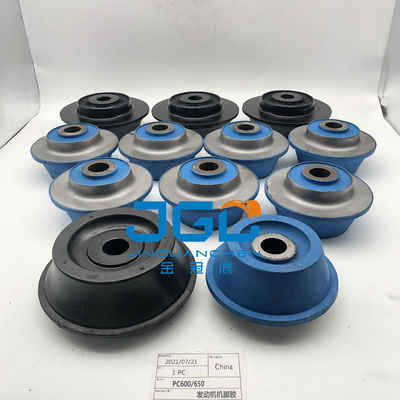 Montaggi di gomma multipli motore parti di escavatore cuscino motore per PC600 650