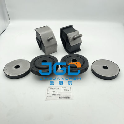 Al dettaglio parti di scavatori per macchine di post-vendita Cina Fabbrica di gomma impianto di supporto SK60-5/6/7 Motor cushion mounting