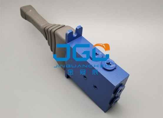 La parte idraulica per bulldozer è costituita da un manubrio del joystick del pilota dell'escavatore
