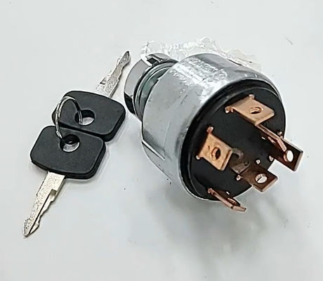 9G-7641 4 Commutatore di accensione a filo Ricambi per escavatore 4 linee Commutatore di accensione con chiave