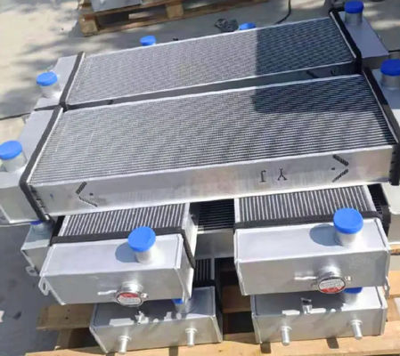 Parti di macchine da costruzione Radiatore in alluminio per escavatori SK130-8