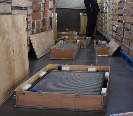 Radiatore in alluminio DH60-7 per escavatori nelle macchine da costruzione