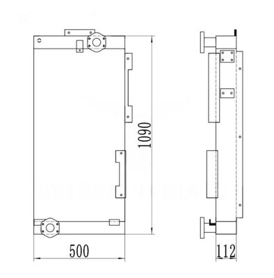 R210LC-9 R210NLC-9 R250LC-9 R210W-9 R215-9 raffreddatore dell'olio 11Q6-40640 per escavatore