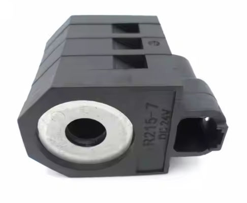YU'AN 24V bobina di valvola solenoide per escavatore XKBL-00004 per R210LC-7 R215LC-7