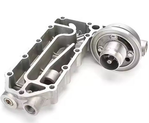 PC300-7 Parti di motori diesel per escavatori 6D114 Testa del filtro dell'olio lubrificante Coperchio del radiatore del sedile del raffreddatore dell'olio 3934159