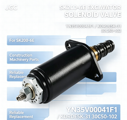 Valvola solenoide per escavatore SK200-6E YN35V00041F1 KDRDE5K-31 30C50-102