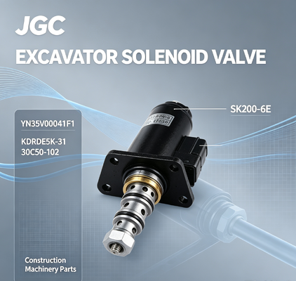 Valvola solenoide per escavatore SK200-6E YN35V00041F1 KDRDE5K-31 30C50-102