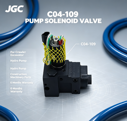 Miglior Prezzo C04-109 Valvola Solenoide Pompa Escavatore Cingolato per Pompa Idraulica Macchine Edili Garanzia 6 Mesi