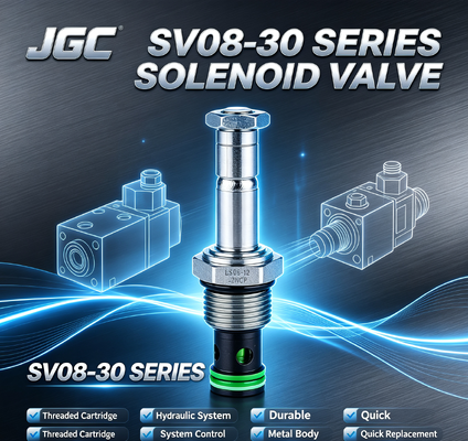 Valvola Solenoide Idraulica a Cartuccia Filettata Serie SV08-30