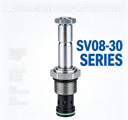 Valvola Solenoide Idraulica a Cartuccia Filettata Serie SV08-30