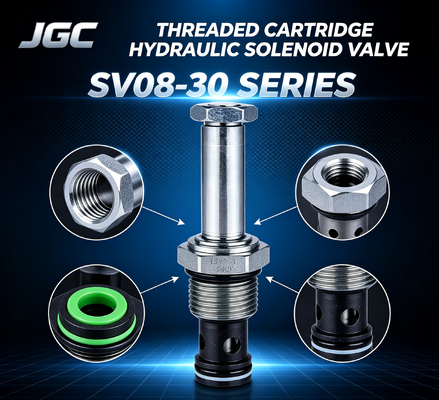 Valvola Solenoide Idraulica a Cartuccia Filettata Serie SV08-30