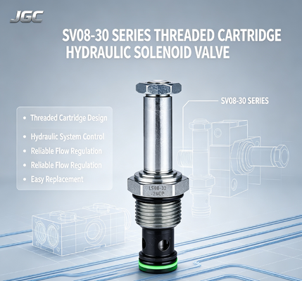 Valvola Solenoide Idraulica a Cartuccia Filettata Serie SV08-30