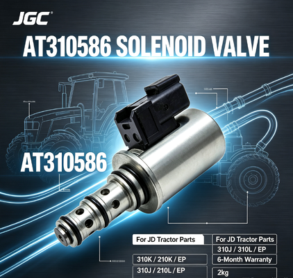 AT310586 Nuova valvola solenoide idraulica per ricambi trattori JD 310K/210K/EP/310J/310L/EP Garanzia 6 mesi 2kg