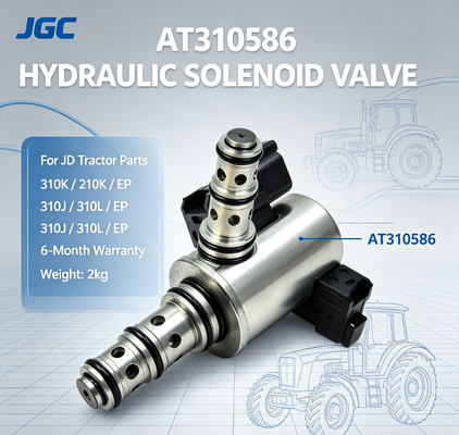 AT310586 Nuova valvola solenoide idraulica per ricambi trattori JD 310K/210K/EP/310J/310L/EP Garanzia 6 mesi 2kg