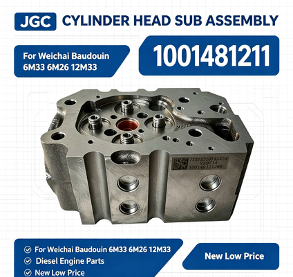 1001481211  Nuovo Prezzo Ribassato Gruppo Testata Cilindri  Testata Cilindri per Motori Diesel Weichai Baudouin 6M33 6M26 12M33
