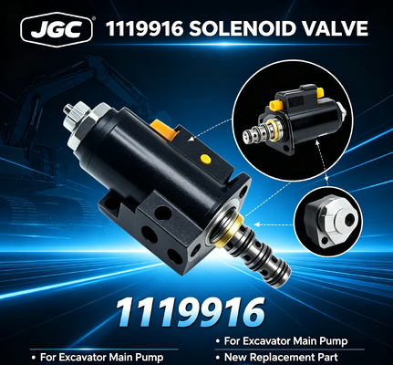 1119916 Valvola Solenoide per Pompa Principale Escavatore - Nuovo Pezzo di Ricambio