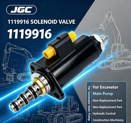 1119916 Valvola Solenoide per Pompa Principale Escavatore - Nuovo Pezzo di Ricambio