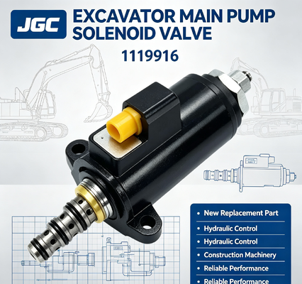 1119916 Valvola Solenoide per Pompa Principale Escavatore - Nuovo Pezzo di Ricambio