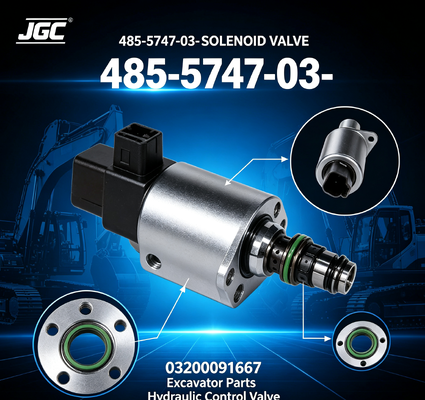485-5747-03- 03200091667 VALVELLA SOLENOIDE Parti di escavatori di buona qualità