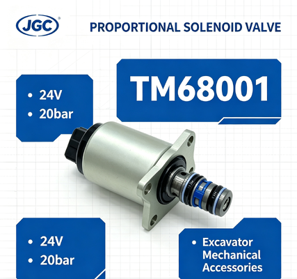 TM68001 Accessori meccanici per escavatori Valvola proporzionale per escavatori 24V 20bar