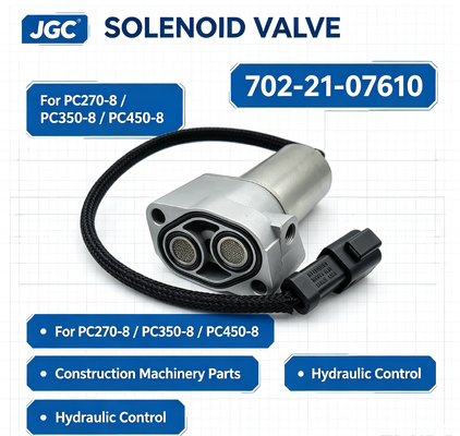 702-21-07610 parti di macchine da costruzione Scavatore Valvola solenoide per PC270-8 PC350-8 PC450-8