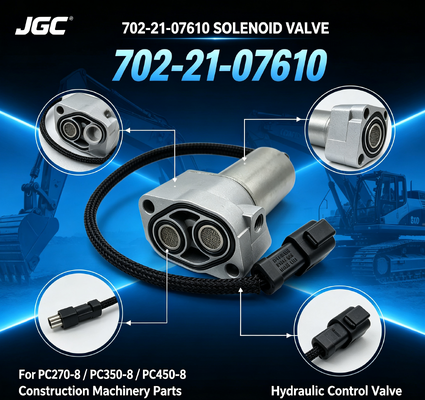 702-21-07610 parti di macchine da costruzione Scavatore Valvola solenoide per PC270-8 PC350-8 PC450-8