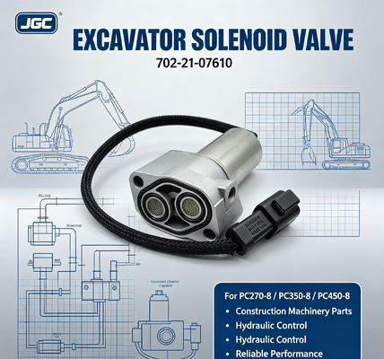 702-21-07610 parti di macchine da costruzione Scavatore Valvola solenoide per PC270-8 PC350-8 PC450-8