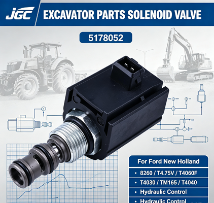 5168052 Valvola Solenoide per Parti di Escavatore per Ford New Holland 8260 T4.75V T4060F T4030 TM165 T4040